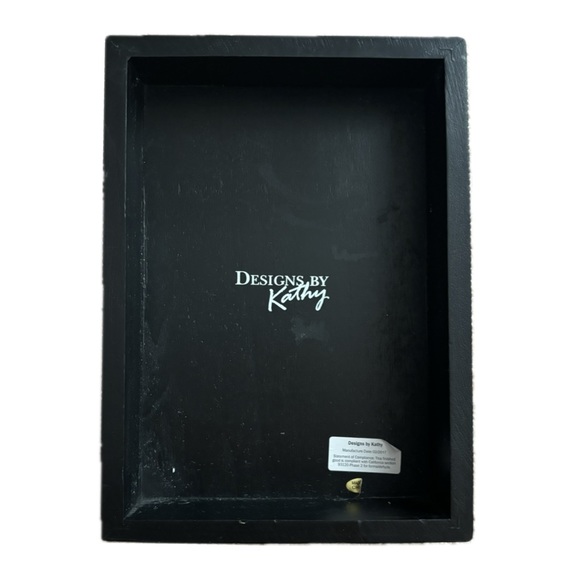 Designs by Cathy 7x10 Unicorn Wood Box Sign Black and Cream - Picture 5 of 5